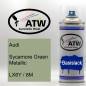 Preview: Audi, Sycamore Green Metallic, LX6Y / 8M: 400ml Sprühdose, von ATW Autoteile West.